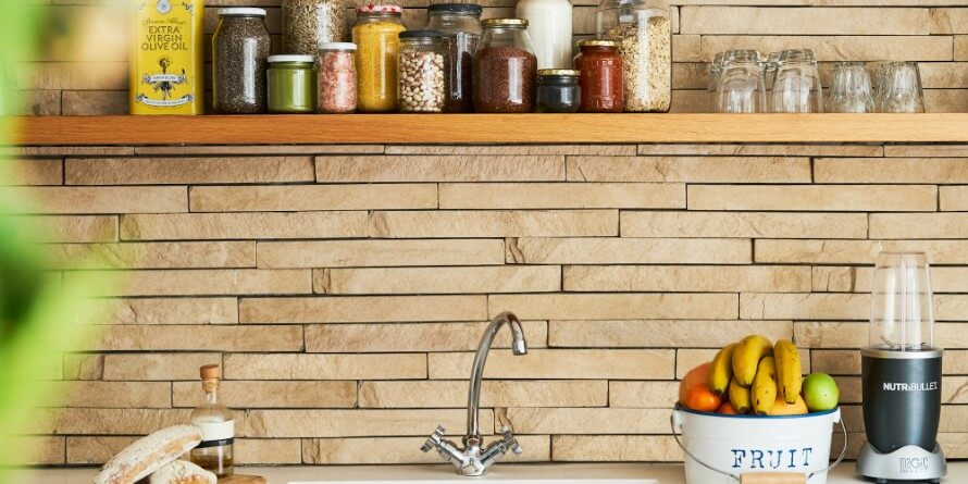 What to Put on Open Kitchen Shelves