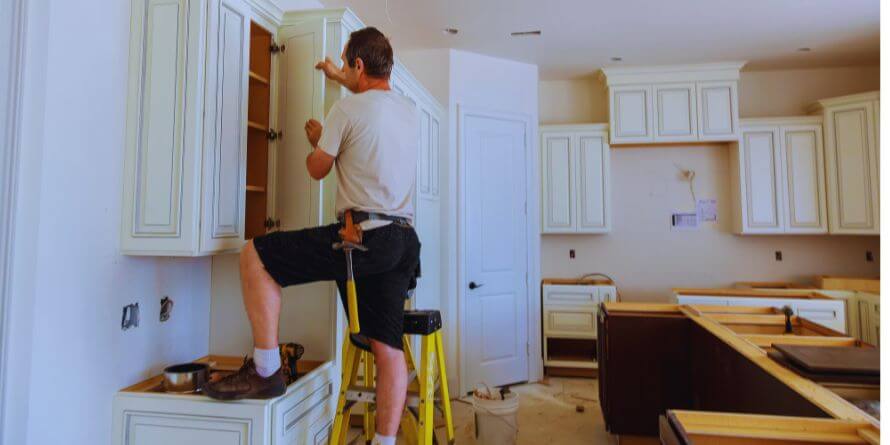 how to hang cabinet doors