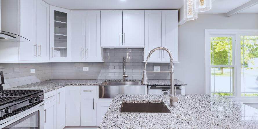 white cabinets 