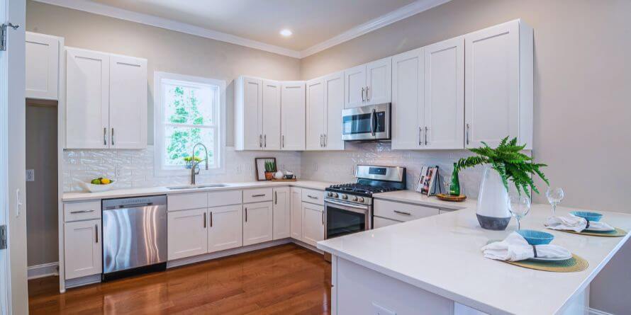 white oak kitchen cabinets