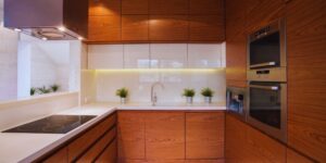 wood kitchen cabinet