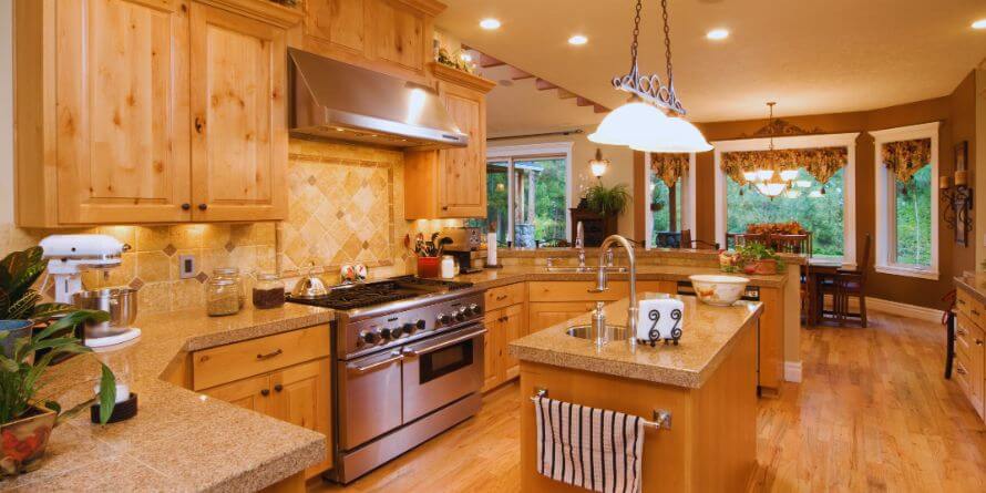wood kitchen