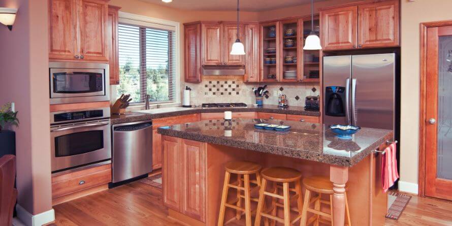 wooden kitchen