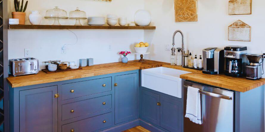interior of modern kitchen